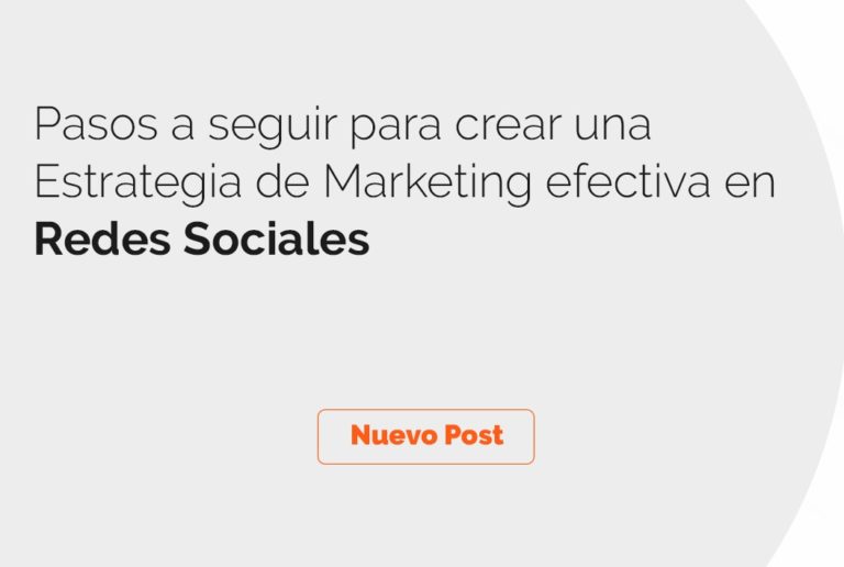 Pasos a seguir para crear una Estrategia de Marketing efectiva en Redes ...